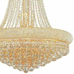 Primo 28" Traditional Gold And Crystal Chandelier By Elegant Lighting -Lighting Sales Shop primo 28 inch traditional gold and crystal chandelier by elegant lighting 18v46views2