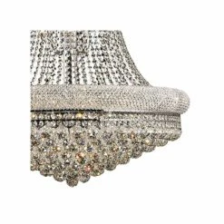 Primo 30" Wide Chrome And Clear Crystal Chandelier -Lighting Sales Shop primo 30 inch wide chrome and clear crystal chandelier 8h673views1