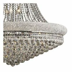 Primo 36" Wide Chrome And Clear Crystal Chandelier -Lighting Sales Shop primo 36 inch wide chrome and clear crystal chandelier 39a49views1