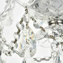 Princeton 17" Wide Chrome And Crystal 4-Light Chandelier 13 Princeton 17" Wide Chrome And Crystal 4-Light Chandelier -Lighting Sales Shop princeton 17 inch wide chrome and crystal 4 light chandelier 66d14views4