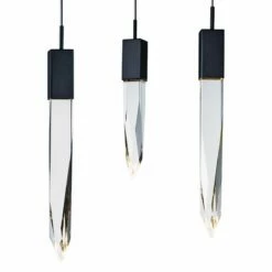 Quartz 39 1/4"W Black 12-LED Kitchen Island Light Pendant -Lighting Sales Shop quartz 39 and one quarter inchw black 12 led kitchen island light pendant 69c60views1