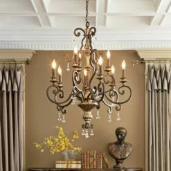 Quoizel 32" Wide Marquette Two Tier Traditional Chandelier -Lighting Sales Shop quoizel 32 inch wide marquette two tier traditional chandelier f8261views1