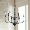 Quoizel Blanche 27" Wide Matte Black 9-Light Chandelier -Lighting Sales Shop quoizel blanche 27 inch wide matte black 9 light chandelier 99m44cropped