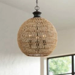 Quoizel Casablanca 18.3" Wide Palladian Bronze Modern Cage Pendant