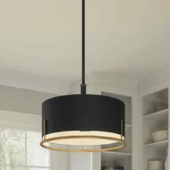 Quoizel Chalfont 15" Wide 3-Light Matte Black Modern Pendant