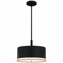 Quoizel Chalfont 15" Wide 3-Light Matte Black Modern Pendant -Lighting Sales Shop quoizel chalfont 15 inch wide 3 light matte black modern pendant 882r2views2
