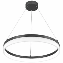 Quoizel Cohen 23 1/2"W Oil-Rubbed Bronze LED Pendant Light -Lighting Sales Shop quoizel cohen 23 and one half inchw oil rubbed bronze led pendant light 78d70views1