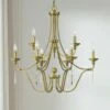 Quoizel Joules 32" Wide Aged Brass 9-Light Chandelier -Lighting Sales Shop quoizel joules 32 inch wide aged brass 9 light chandelier 86c76cropped