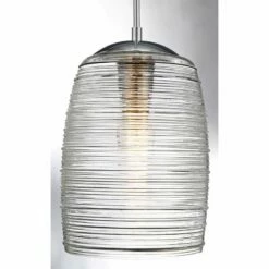 Quoizel Rebound 9" Wide Polished Chrome Modern Mini Pendant -Lighting Sales Shop quoizel rebound 9 inch wide polished chrome modern mini pendant 20p94views4