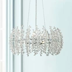 Quoizel Valla 20" Wide Polished Chrome Pendant