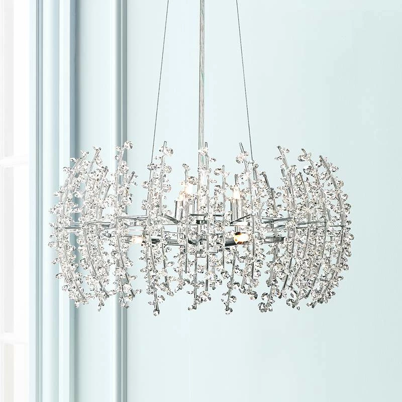 Quoizel Valla 20" Wide Polished Chrome Pendant 3 Quoizel Valla 20" Wide Polished Chrome Pendant