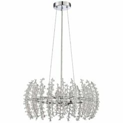 Quoizel Valla 20" Wide Polished Chrome Pendant 9 Quoizel Valla 20" Wide Polished Chrome Pendant -Lighting Sales Shop quoizel valla 20 inch wide polished chrome pendant 6n120views1