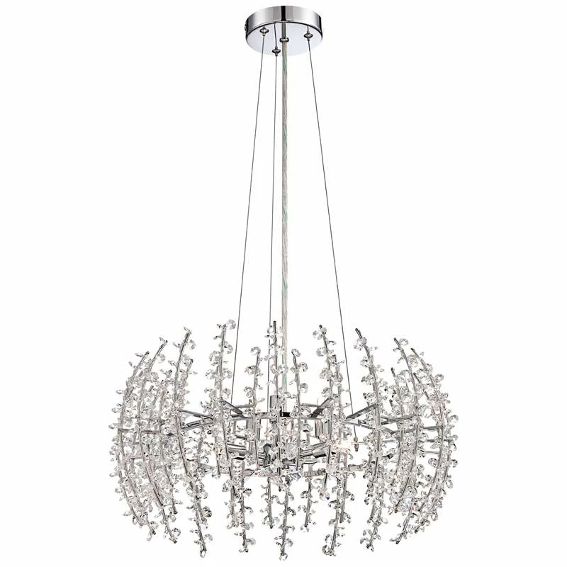 Quoizel Valla 20" Wide Polished Chrome Pendant 7 Quoizel Valla 20" Wide Polished Chrome Pendant - Image 5