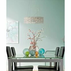 James R. Moder Vesta 20" Round Imperial Crystal Pendant