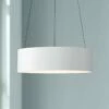Radiant 15" Wide White LED Drum Pendant Light -Lighting Sales Shop radiant 15 inch wide white led drum pendant light 69y92cropped