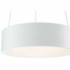 Radiant 15" Wide White LED Drum Pendant Light -Lighting Sales Shop radiant 15 inch wide white led drum pendant light 69y92views3