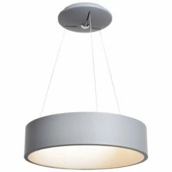 Radiant 17 3/4" Wide Gray LED Pendant Light -Lighting Sales Shop radiant 17 and three quarter inch wide gray led pendant light 32t52views1