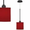 Red Faux Silk Giclee Black Mini Pendant Light -Lighting Sales Shop red faux silk giclee black mini pendant light 689j6cropped