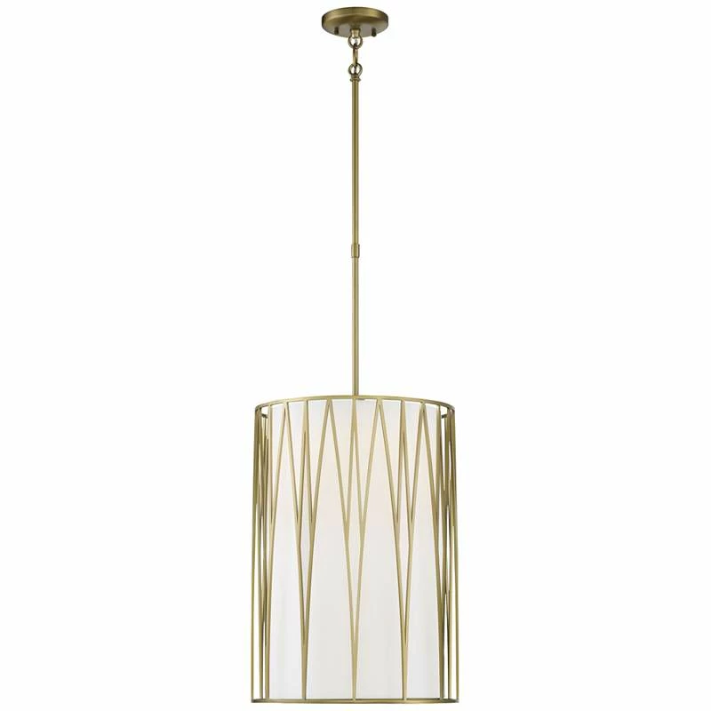 Regal Terrace 14 1/4" Wide Soft Brass LED Pendant Light 4 Regal Terrace 14 1/4" Wide Soft Brass LED Pendant Light - Image 2