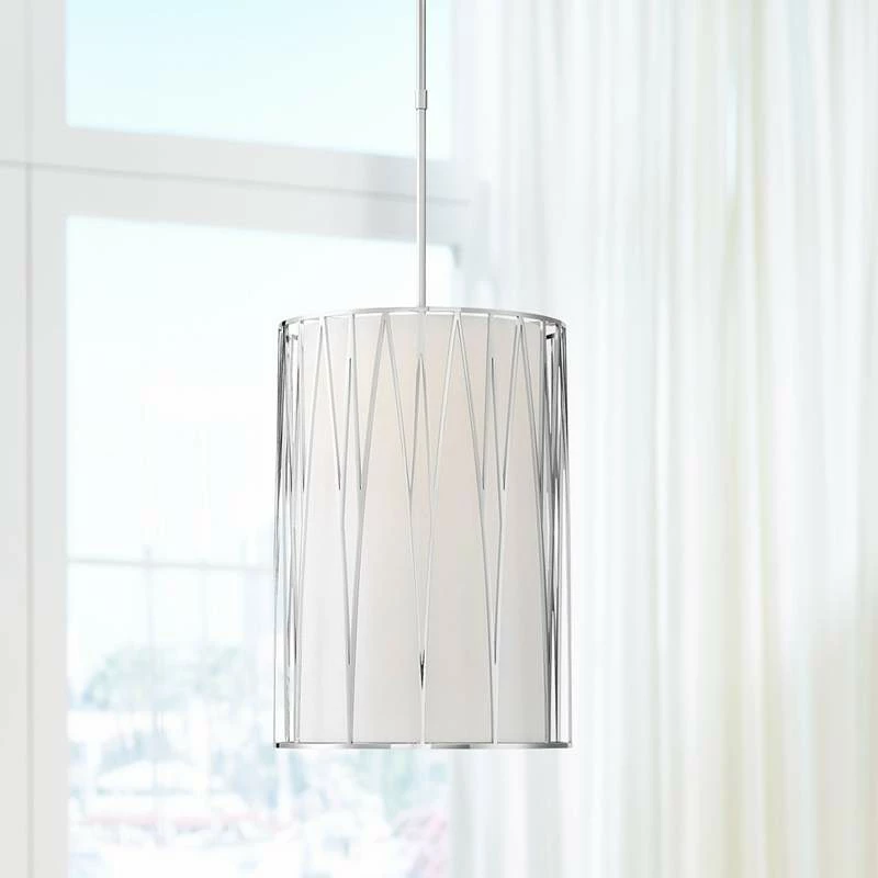 Regal Terrace 14 1/4"W Polished Nickel LED Pendant Light 3 Regal Terrace 14 1/4"W Polished Nickel LED Pendant Light