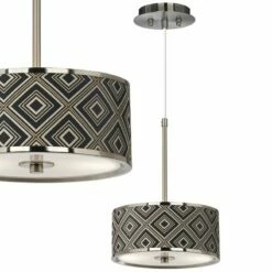 Rhythm Giclee Glow 10 1/4" Wide Pendant Light