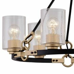 Richmond 25 1/2" Wide Matte Black 6-Light Chandelier 8 Richmond 25 1/2" Wide Matte Black 6-Light Chandelier -Lighting Sales Shop richmond 25 and one half inch wide matte black 6 light chandelier 853h1views1