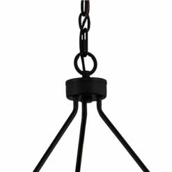Richmond 25 1/2" Wide Matte Black 6-Light Chandelier 9 Richmond 25 1/2" Wide Matte Black 6-Light Chandelier -Lighting Sales Shop richmond 25 and one half inch wide matte black 6 light chandelier 853h1views2