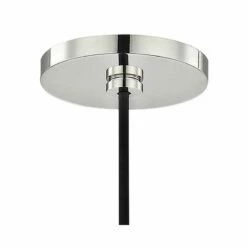 Riley 6 1/4"W Polished Nickel Mini Pendant W/ Clear Glass -Lighting Sales Shop riley 6 and one quarter inchw polished nickel mini pendant w clear glass 47c52views2