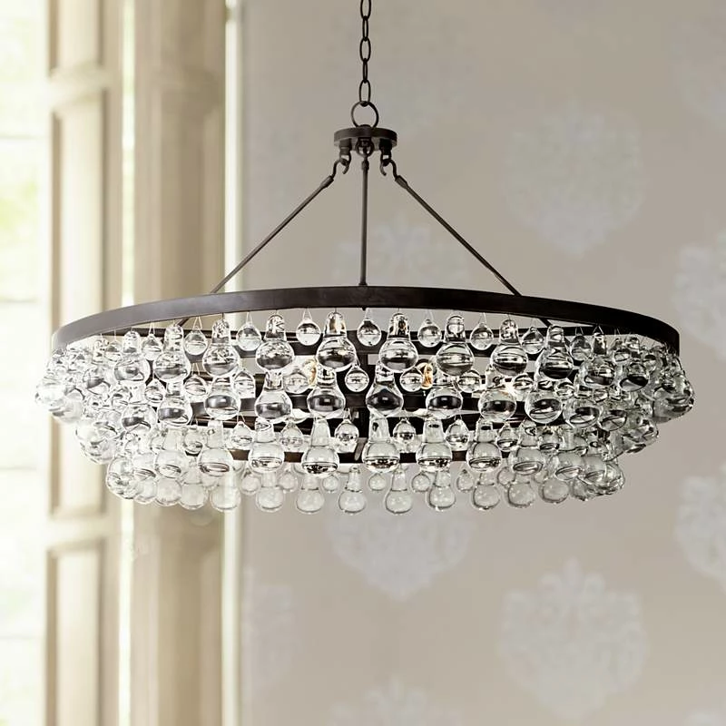 Robert Abbey Bling Collection 35"W Deep Bronze Chandelier 3 Robert Abbey Bling Collection 35"W Deep Bronze Chandelier