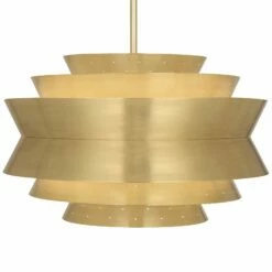 Robert Abbey Pierce 23" Wide Modern Brass Pendant Light -Lighting Sales Shop robert abbey pierce 23 inch wide modern brass pendant light 72r63views2