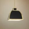 Robert Abbey Ranger 17 1/2"W Black And Brass Pendant Light -Lighting Sales Shop robert abbey ranger 17 and one half inchw black and brass pendant light 66y89cropped
