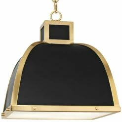 Robert Abbey Ranger 17 1/2"W Black And Brass Pendant Light 9 Robert Abbey Ranger 17 1/2"W Black And Brass Pendant Light -Lighting Sales Shop robert abbey ranger 17 and one half inchw black and brass pendant light 66y89views2