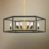 Sable Point 26" Wide Black And Gold 12-Light Pendant Light -Lighting Sales Shop sable point 26 inch wide black and gold 12 light pendant light 77n94cropped