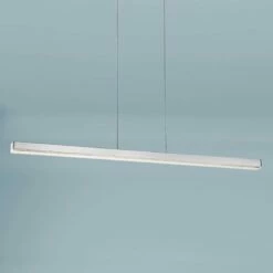 Santi 48 1/2" Wide Chrome LED Kitchen Island Light Pendant