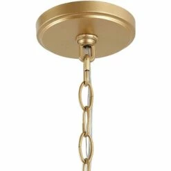 Sarla 25" Wide Gold Metal 6-Light Chandelier -Lighting Sales Shop sarla 25 inch wide gold metal 6 light chandelier 91p91views2