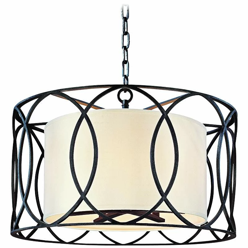 Troy Sausalito 25" Wide Deep Bronze Pendant Light 4 Troy Sausalito 25" Wide Deep Bronze Pendant Light - Image 2