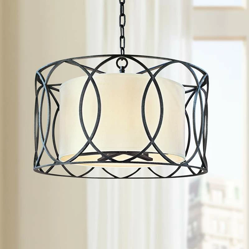 Troy Sausalito 25" Wide Deep Bronze Pendant Light 3 Troy Sausalito 25" Wide Deep Bronze Pendant Light