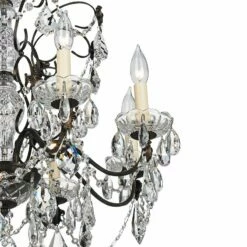 Schonbek Century Bronze 24" Wide Crystal Chandelier 10 Schonbek Century Bronze 24" Wide Crystal Chandelier -Lighting Sales Shop schonbek century bronze 24 inch wide crystal chandelier 98442views1