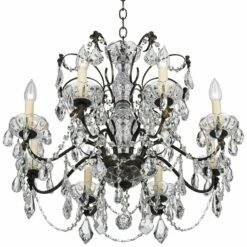 Schonbek Century Bronze 24" Wide Crystal Chandelier 11 Schonbek Century Bronze 24" Wide Crystal Chandelier -Lighting Sales Shop schonbek century bronze 24 inch wide crystal chandelier 98442views2
