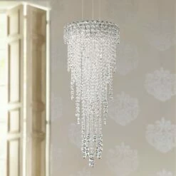 Schonbek Chantant 14" Wide Large Crystal Pendant Light