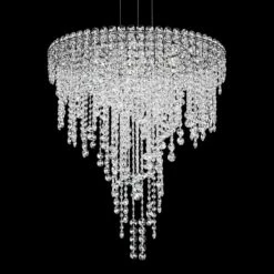 Schonbek Chantant 24" Wide Small Crystal Pendant Light
