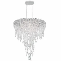 Schonbek Chantant 24" Wide Small Crystal Pendant Light -Lighting Sales Shop schonbek chantant 24 inch wide small crystal pendant light 5w320views1