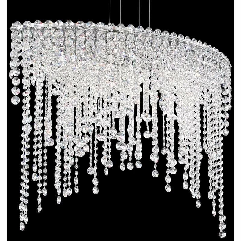 Schonbek Chantant 33" Wide Large Crystal Pendant Light 4 Schonbek Chantant 33" Wide Large Crystal Pendant Light - Image 2