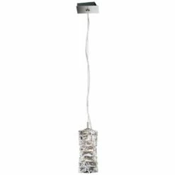 Schonbek Glissando 4 3/4"W Stainless Steel LED Mini Pendant -Lighting Sales Shop schonbek glissando 4 and three quarter inchw stainless steel led mini pendant 44a87