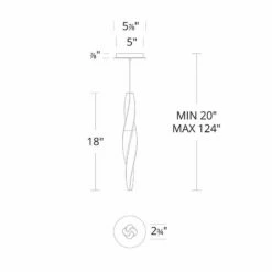Schonbek Kindjal 18" High Modern LED Crystal Mini Pendant -Lighting Sales Shop schonbek kindjal 18 inch high modern led crystal mini pendant 251m3views2