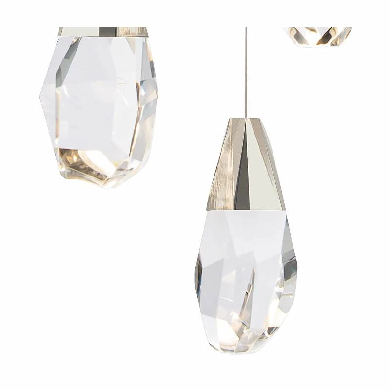 Schonbek Martini 3 Light LED Multi-Light Crystal Pendant 4 Schonbek Martini 3 Light LED Multi-Light Crystal Pendant - Image 2