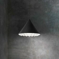 Schonbek Primrose Black 8" Wide Modern Cone LED Mini Pendant -Lighting Sales Shop schonbek primrose black 8 inch wide modern cone led mini pendant 259m3views3