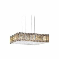 Schonbek Quantum Box Golden Shadow 20" W Crystal Chandelier -Lighting Sales Shop schonbek quantum box golden shadow 20 inch w crystal chandelier j2784