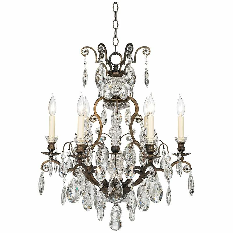 Schonbek Renaissance Collection 23 1/2" Crystal Chandelier 5 Schonbek Renaissance Collection 23 1/2" Crystal Chandelier - Image 3