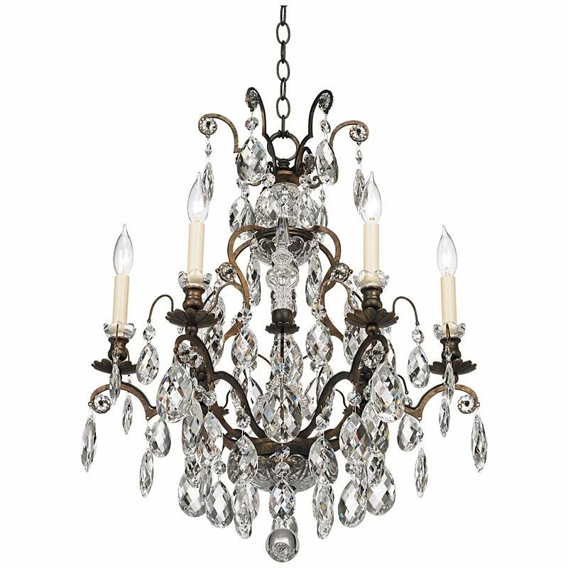 Schonbek Renaissance Collection 23 1/2" Crystal Chandelier 6 Schonbek Renaissance Collection 23 1/2" Crystal Chandelier - Image 4